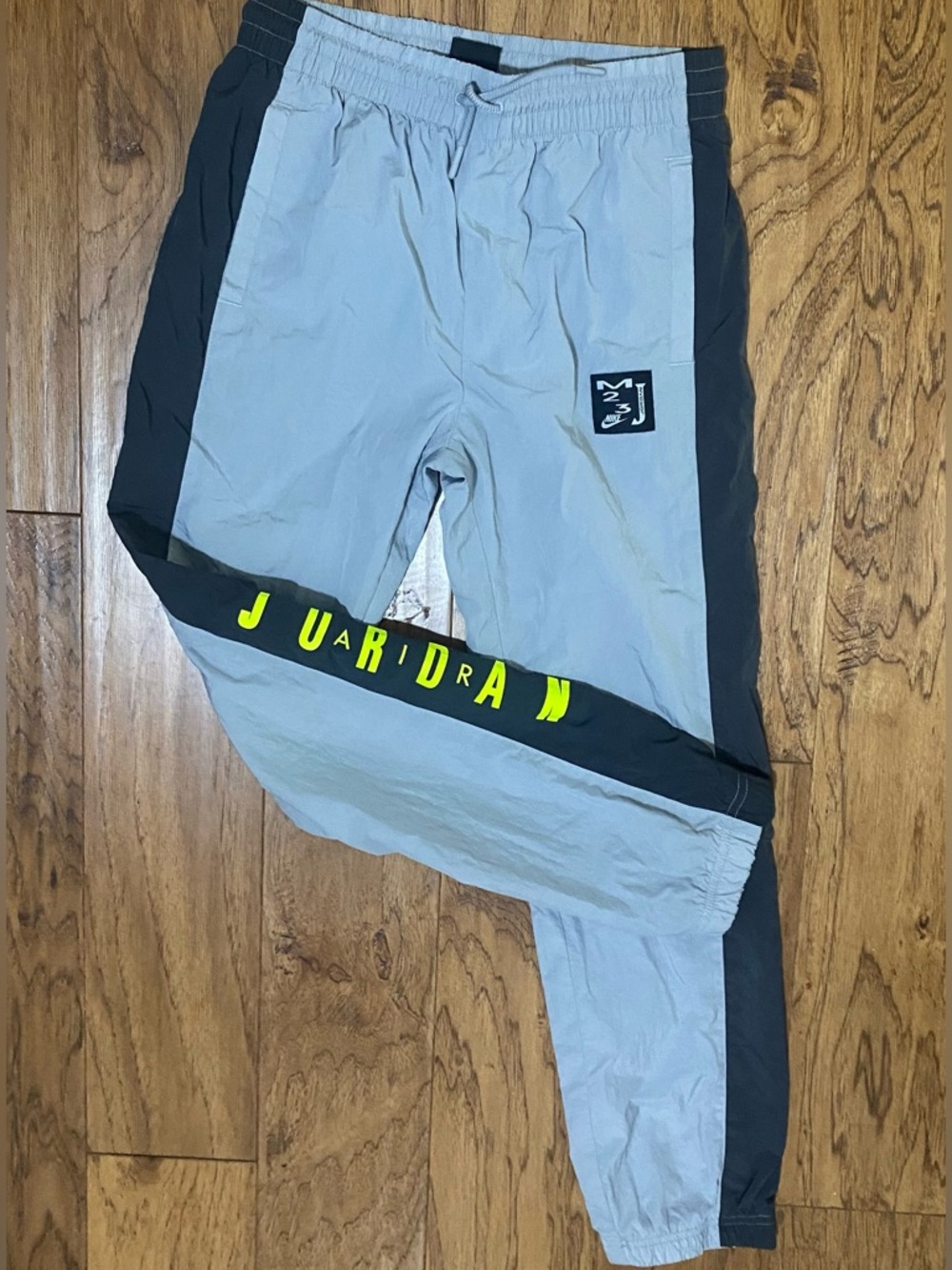 Jordan Gray and Black youth windbreaker joggers